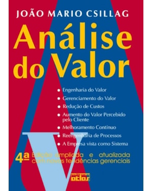 ANÁLISE DO VALOR