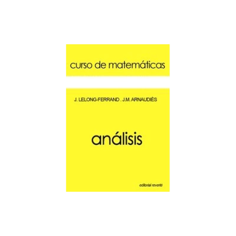 Análisis-curso de matemática-tomo ii