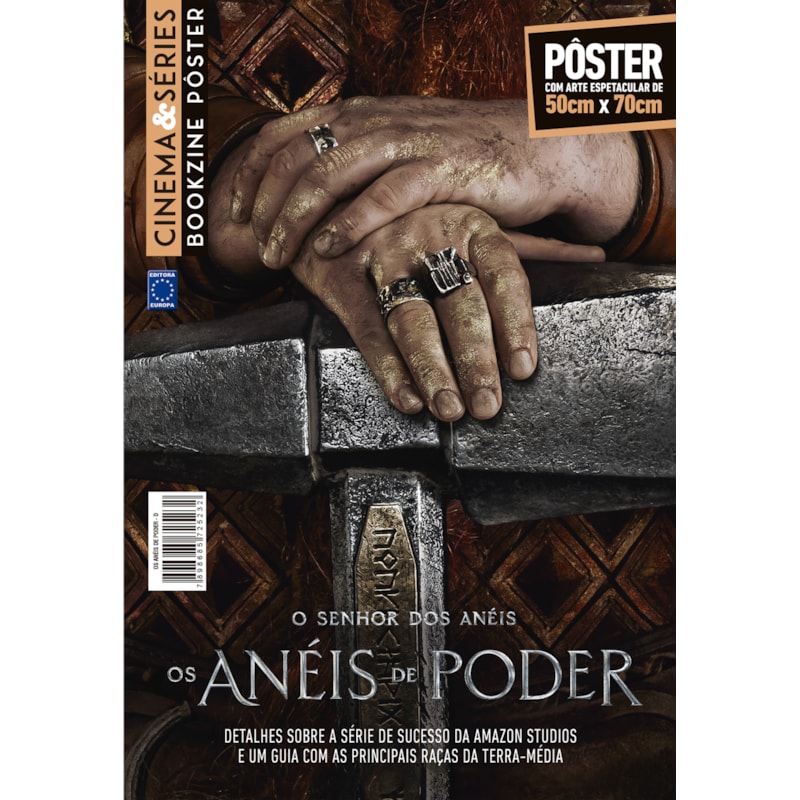 ANÉIS DO PODER - ARTE D (ANÕES) - SUPERPÔSTER CINEMA E SÉRIES