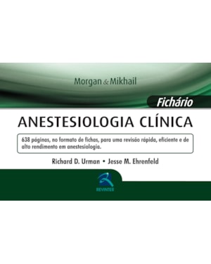 Anestesiologia clínica: fichário