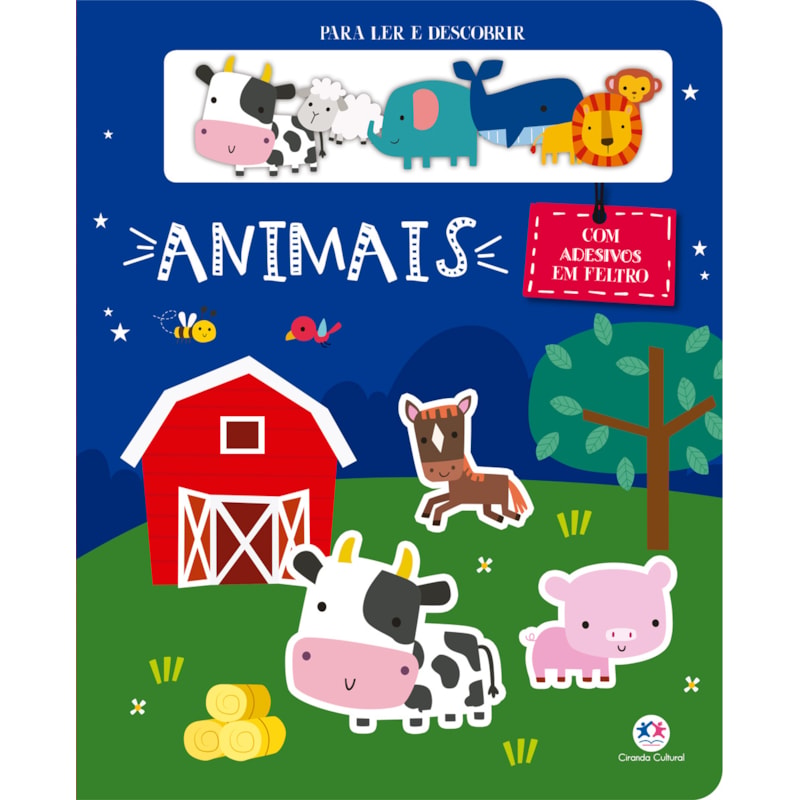 Animais - Com adesivos em feltro