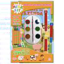 ANIMAIS DA FAZENDA - LER, COLORIR E BRINCAR