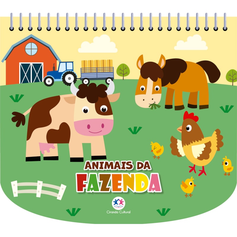 ANIMAIS DA FAZENDA - LIVRO COM CANETINHA