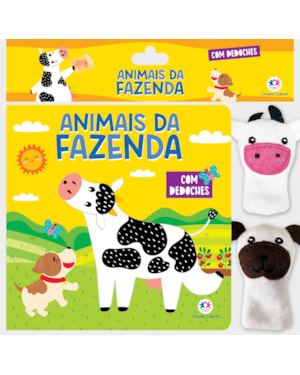 ANIMAIS DA FAZENDA - LIVRO COM DEDOCHE