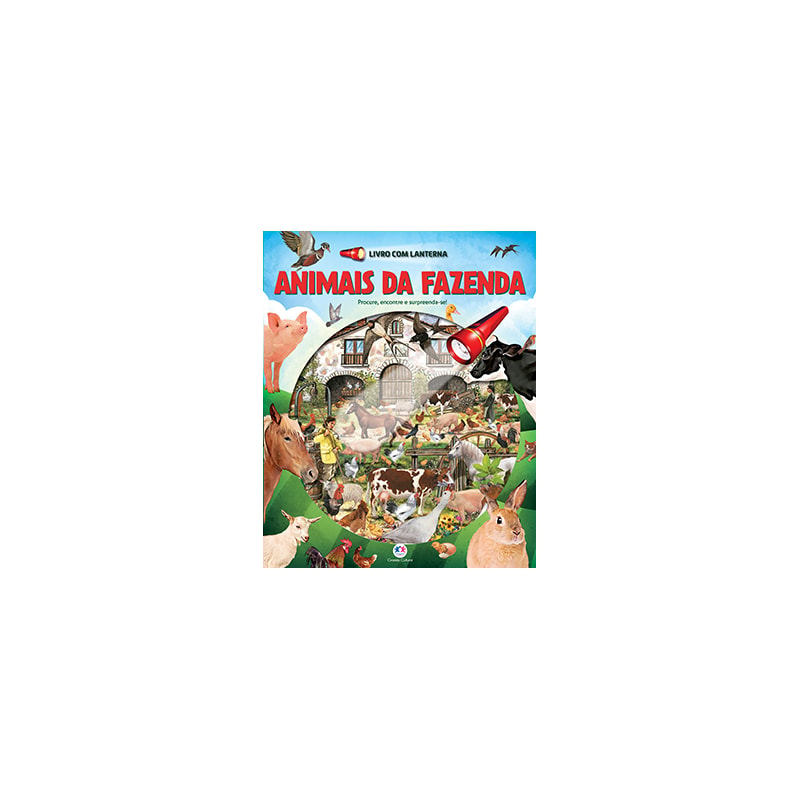 Animais da fazenda - Livro com lanterna