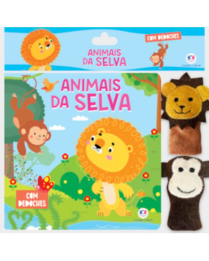 ANIMAIS DA SELVA - LIVRO COM DEDOCHE
