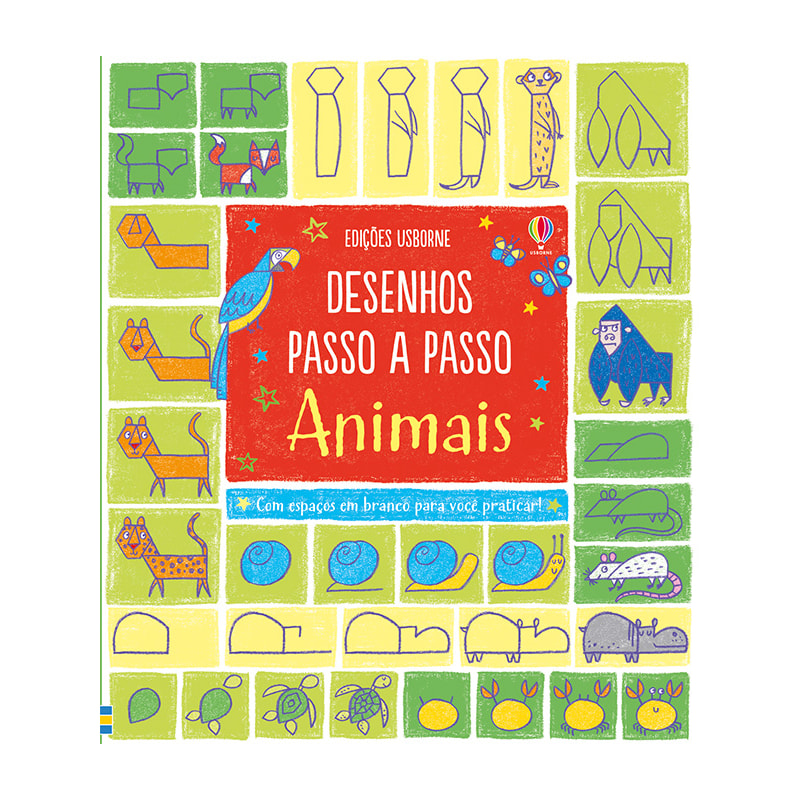 ANIMAIS: DESENHOS PASSO A PASSO