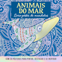 Animais do mar - Livro com 20 pôsteres para pintar