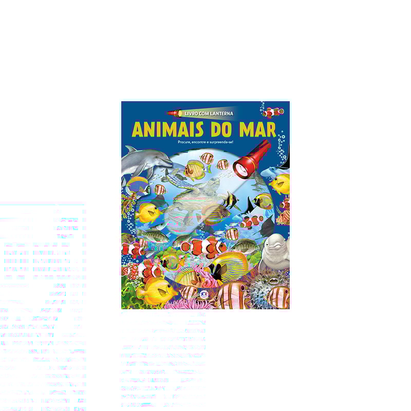 Animais do mar - Livro com lanterna