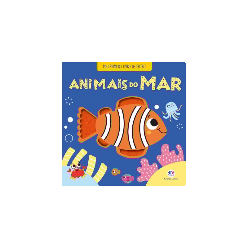 ANIMAIS DO MAR - LIVRO DE FELTRO