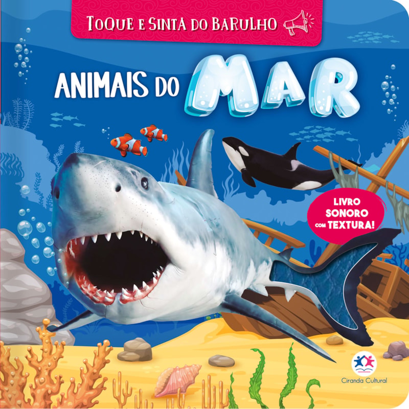ANIMAIS DO MAR - LIVRO SONORO COM TEXTURA
