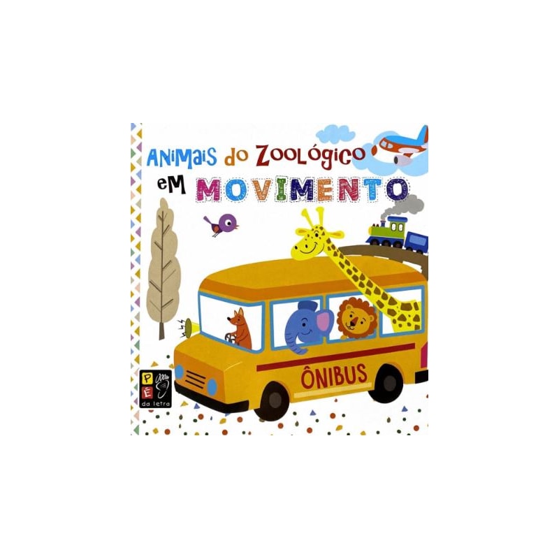 ANIMAIS DO ZOOLÓGICO EM MOVIMENTO - CARTONADO