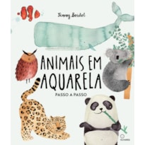 ANIMAIS EM AQUARELA: PASSO A PASSO