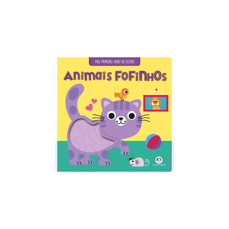 Animais fofinhos - Livro de Feltro