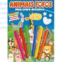 ANIMAIS FOFOS MEU LIVRO ARTÍSTICO