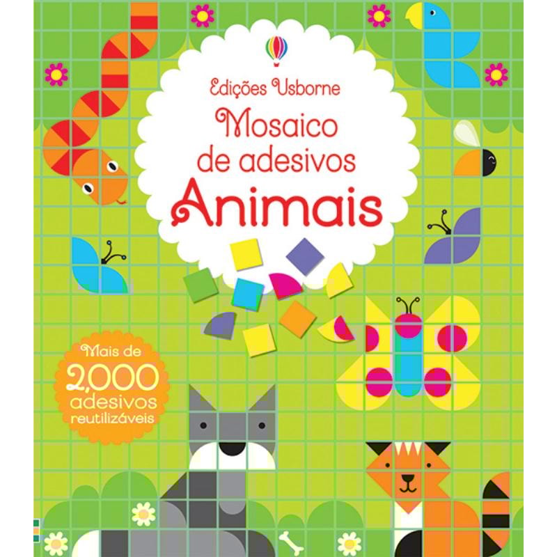 ANIMAIS : MOSAICO DE ADESIVOS