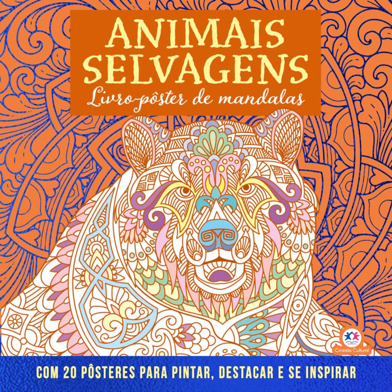 Animais selvagens - 20 pôsteres para pintar