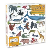 ANIMAIS SELVAGENS: LIVRO COM QUEBRA CABEÇA