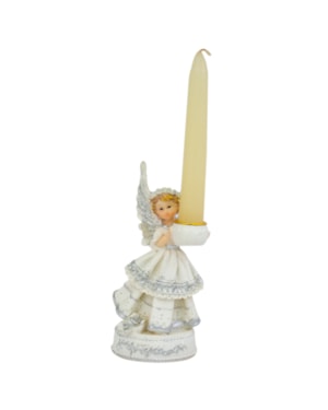 ANJINHO CASTIÇAL COM VELA 13 CM - B