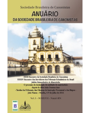 ANUÁRIO DA SOCIEDADE BRASILEIRA DE CANONISTAS