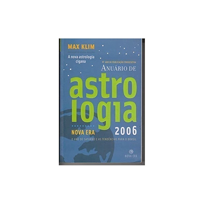 ANUARIO DE ASTROLOGIA NOVA ERA 2006 - 1ª