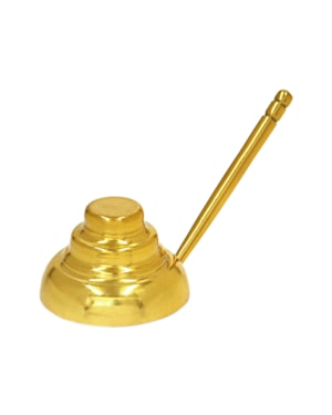 APAGADOR DE VELAS FEITO DE LATÃO - DOURADO