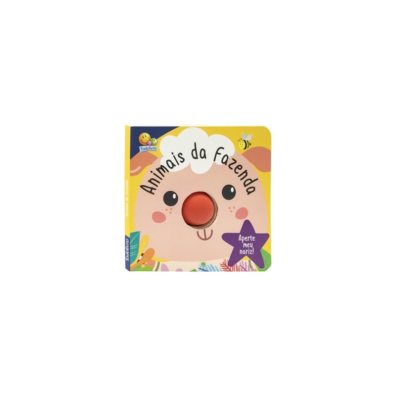 Aperte meu Nariz! Um Livro-squeaky: Animais da Fazenda