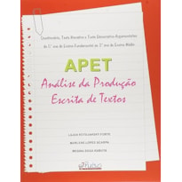 APET. ANÁLISE DA PRODUÇÃO ESCRITA DE TEXTOS.