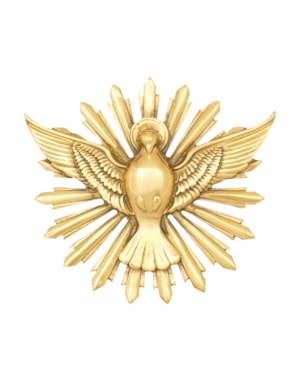 APLIQUE ESPÍRITO SANTO DOURADO