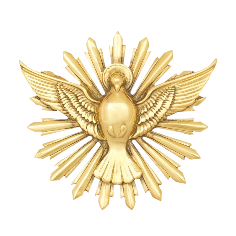 APLIQUE ESPÍRITO SANTO DOURADO