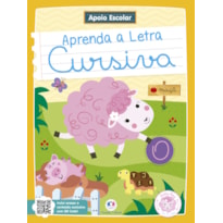 APOIO ESCOLAR - APRENDA A LETRA CURSIVA: OVELHA ROSA NA ESCOLA