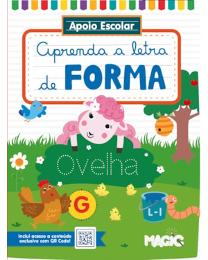 APOIO ESCOLAR - APRENDA A LETRA DE FORMA