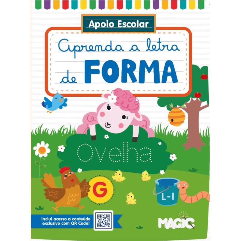 APOIO ESCOLAR - APRENDA A LETRA DE FORMA