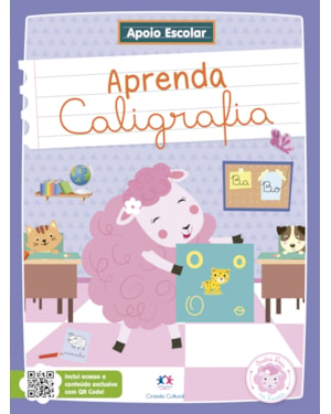 APOIO ESCOLAR - APRENDA CALIGRAFIA: OVELHA ROSA NA ESCOLA
