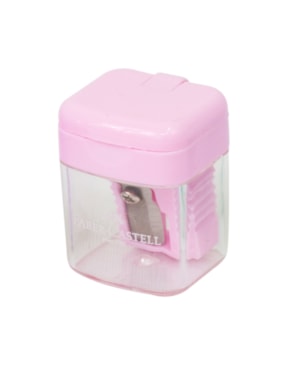 APONTADOR FABER CASTEL COM DEPOSITO SACAPUNTAS MINIBOX ROSA