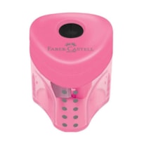 APONTADOR FABER CASTELL COM DEPOSITO MINI GRIP ROSA 2001