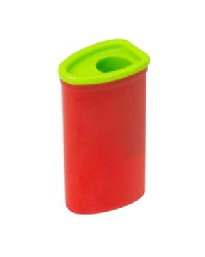 APONTADOR FABER COM DEPOSITO JUMBO VERMELHO REF 125JZF