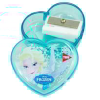 APONTADOR TRIS COM DEPOSITO FROZEN CORACÃO AZUL