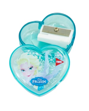 APONTADOR TRIS COM DEPOSITO FROZEN CORACÃO AZUL
