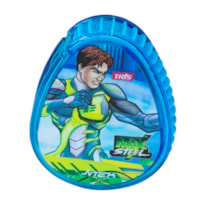 APONTADOR TRIS COM DEPOSITO MAX STEEL AZUL