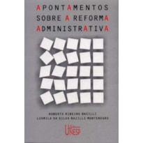 APONTAMENTOS SOBRE A REFORMA ADMINISTRATIVA