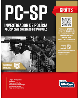 APOSTILA PCSP - INVESTIGADOR DA POLÍCIA CIVIL DO ESTADO DE SÃO PAULO