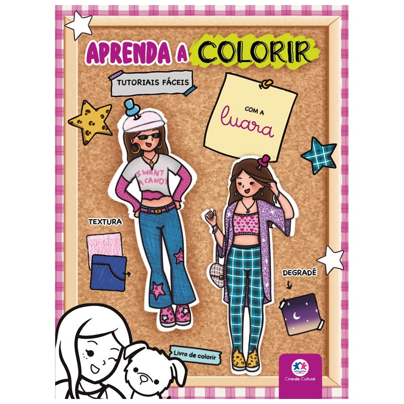 Aprendendo a colorir com a Luara