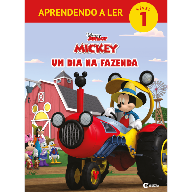 APRENDENDO A LER NÍVEL 1 - MICKEY - UM DIA NA FAZENDA