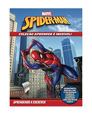 APRENDER É INCRÍVEL MARVEL - HOMEM ARANHA APRENDENDO A ESCREVER