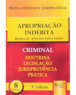 APROPRIAÇÃO INDÉBITA - PPJ CRIMINAL VOL. 8