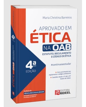 APROVADO EM ÉTICA NA OAB - ESTATUTO, REGULAMENTO E CÓDIGO DE ÉTICA #CONTINUEAESTUDAR