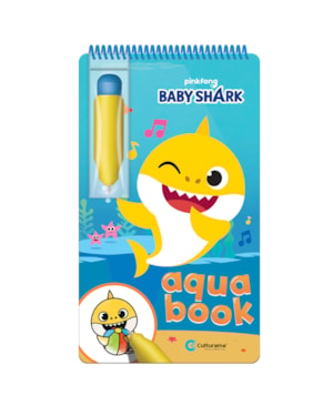 AQUA BOOK BABY SHARK: PARA PINTAR COM ÁGUA!
