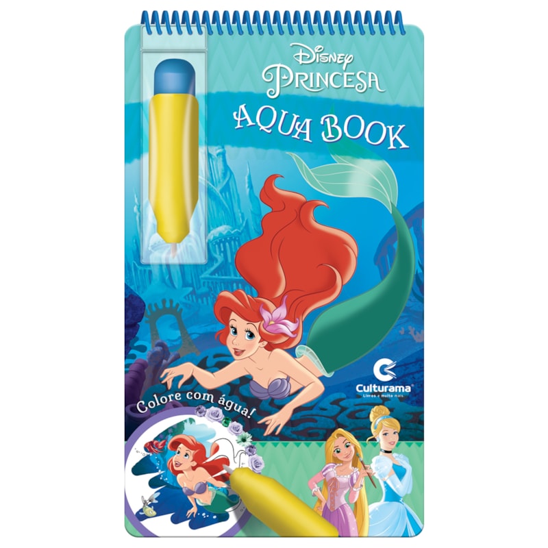 AQUA BOOK PRINCESAS: PARA PINTAR COM ÁGUA!