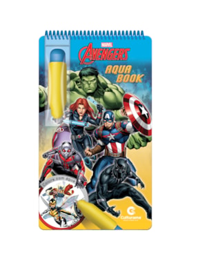 AQUA BOOK VINGADORES: PARA PINTAR COM ÁGUA!